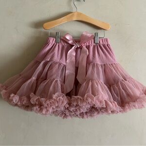 Pink Ruffled Skirt
